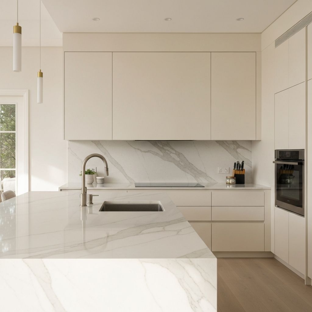 Interior de luxo com mármore